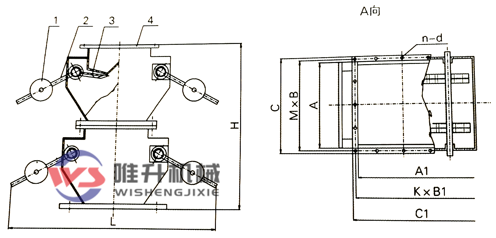 方形雙層雙門(mén)重錘式鎖風(fēng)翻板閥 方形雙層雙門(mén)重錘式鎖風(fēng)翻板閥